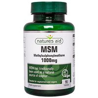 Natures Aid Msm (Methylsulphonylmethane) (90 Tablets, 1000Mg, Vegan)