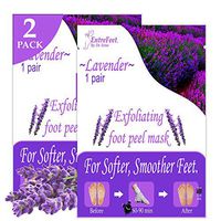Dr. Entre's Foot Peel Mask | 2 Lavender Pairs | Baby Soft Feet in Just 7 Days, Exfoliating Callus Remover