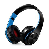 Bluetooth Headphones Over Ear, Hi-Fi Stereo Wireless Headphones with Mic and Volume Control, Foldable Headset Support Wired Mode and SD/TF Card for Travel Work Cell Phones PC TV