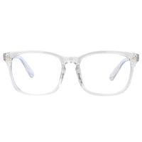 Zeelool Unisex Vintage Square Blue Light Blocking Eyeglasses Crystal