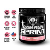 6AM Run - Pre Workout Supplement Pre Sprint Run - Amino Energy Fruit Punch - Pre Workout For Runners - Pre Workout Runners - Runners Supplements - Best Pre Workout Supplement For Running - 30 Scoops