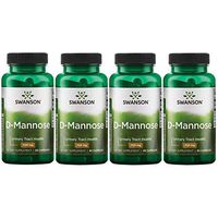 Swanson D-Mannose 700 mg 60 Caps 4 Pack