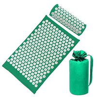 Acupuncture Mat and Pillow Set, Acupressure Massage Pad Multifunction Relaxation Tool with Portable Bag