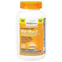 Walgreens Wal-Mucil Fiber Laxative/Supplement Capsules 320 ea