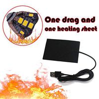 One Tow 1 Heating Piece, Electric Heating Pads Thermal Clothes Heated Jacket Outdoor Mobile Warming Gear