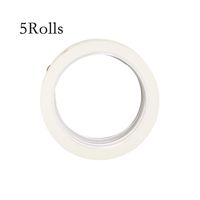 LGEGE 5 Rolls White Graphic Chart Tape/Artist Tape (Width: 3mm, 164ft per roll)