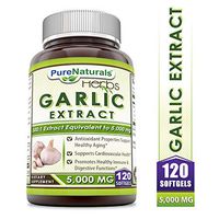 Pure Naturals Garlic 5000 mg 120 Softgels