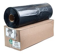 Plasticplace Compactor Bags, Black, 65 Gallon, 50x48,100/roll