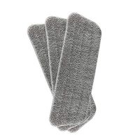 Microfiber Spray Mop Replacement Heads, Replacement Mop Pads for Wet Dry, Suitable for Kitchen Grease Cleaning, Reusable Washable (Gray, 3 Pack)