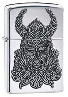Zippo Viking Design, Windproof Lighter, Silver