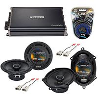 Compatible with Ford Bronco (Full Size) 1987-1996 OEM Upgrade Harmony R65 R68 & CXA300.4 Amp (Renewed)