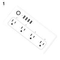 Shentesel WiFi Power Strip Individually Controlled 4-Outlet for Apple Home Alexa Assistant - US Plug