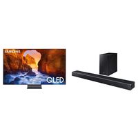 Samsung QN65Q90RAFXZA Flat 65'' QLED 4K Q90 Series (2019) With HW-Q80R Samsung Dolby Atmos Q80R Series Soundbar