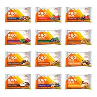 PROBAR - Meal Bar, Variety Pack, Non-GMO, Gluten-Free, Certified Organic, Healthy, Plant-Based Whole Food Ingredients, Natural Energy (12 Count)