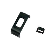 LICHIFIT Plastic Band Clip with Button Charging Clasp Replacement for Fitbit Charge HR Activity Tracker