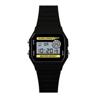 Layopo Unisex Digital Watch, HONHX Water Resist Illuminator Collection Classic Resin Strap Digital Sport Watch Moon Phase Calendar Alarm Clock Wristwatch