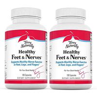 Terry Naturally Healthy Feet & Nerves (2 Pack) - 120 Vegan Capsules - Nerve Function Support Supplement, Contains B Vitamins & Boswellia - Non-GMO, Gluten-Free - 120 Total Servings