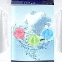 Elevin(TM) 2pcs Clean Laundry Ball Washing Helper Laundry Dryer Ball Fabric Softener Cloth Cleaning Ball (Random)
