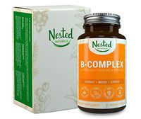 Vegan B-Complex Vitamins Plus Choline & Inositol | High Potency B1, B2, B3, B5, B6, B7, B9 Supplement with Pure Methyl B12 | 60 Vegan Capsules | Energy, Immunity & Metabolism Booster