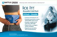 BT523EA - Ice It! ColdComfort Cold Therapy Refill, B-Pack Double 6 x 9