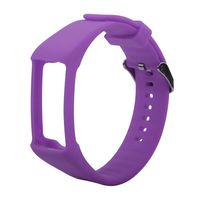 MChome11 Watch Band Compatible with Polar Watch, Soft Silicone Replacement Wristband Bracelet for Polar A360 A370 GPS Smart Watch Purple