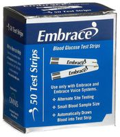 Omnis Health Embrace Blood Glucose Test Strips, 50ct