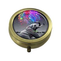 LCTCKP Elephant Custom Fashion Hot Bronze Pill Box Western Medicine Tablet Decorative Box