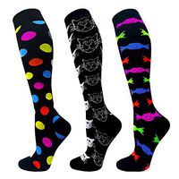 Compression Socks for Men Women 20-30mmHg Best Stockings Fit for Running,Nurse,Medical,Pregnancy (Assort 5, Small/Medium)