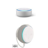 Echo Dot (3rd Gen) bundle with"Made for Amazon" Mount for Echo Dot - Sandstone