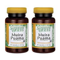 Swanson Muira Puama (10:1) 250 Milligrams 60 Capsules (2 Pack)