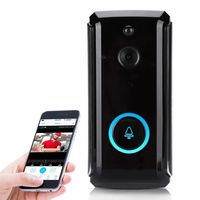 Smart Video Doorbell HD 720P Wireless Home Security Camera Home Intercom System with Remote Real-Time Video Two-Way Talk PIR Motion Detection IR Cut for iOS Android