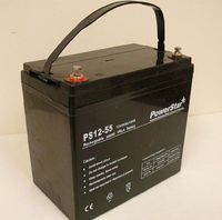 PowerStar Battery Pride Jazzy 600,1115,1121 PS-12550 22NF 12V AGM 55AH