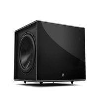 Aperionaudio Bravus II 10inch 500W RMS Down Firing and Passive Radiator Active Powered Subwoofer (Single Matte Black)