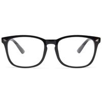 Livho Blue Light Blocking Glasses, Computer Reading/Gaming/TV/Phones Glasses for Women Men,Anti Eyestrain & UV Glare(Light Black)