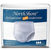 NorthShore GoSupreme Lite Pull-On Underwear, 2X-Large, Case/48 (4/12s)