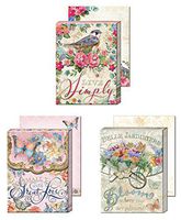 Punch Studio Garden Inspiration Pocket Note Pad Set / Includes 3 Notepads (#3)