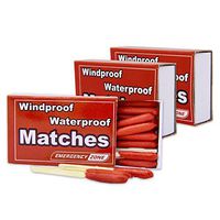 Emergency Zone Matches Waterproof & Wind/Waterproof Matches. Stormproof. Bulk Options. Available in 3, 5, 10, 50, and 100 Packs (Stormproof, 3 Pack)
