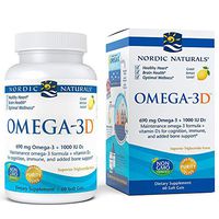 Nordic Naturals - Omega-3D, Cognition, Immune, and Added Bone Support, 60 Soft Gels