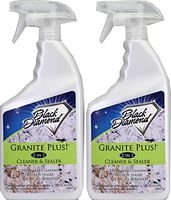 Black Diamond Stoneworks Granite Plus! 2 in 1 Cleaner & Sealer for Granite, Marble, Travertine, Limestone, Ready to Use! (2 quarts)