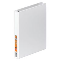 Wilson Jones Heavy Duty Round Ring View Binder, 1/2 Inch, Customizable, White (W363-13W)