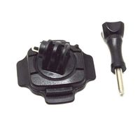 USHOT 360 Degree Rotating Helmet Mount Bracket Stand for GoPro HD & Hero 3+/3/2/1