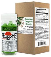 Evening Dragees Biokor with Valeriana Officinalis (Valerian Root), Hop and Mint Extracts (60 Sugar-Coated Tablets) - Драже Вечернее