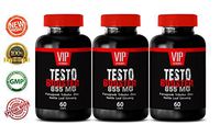 Natural Testosterone Booster - TESTOBOOSTER 855 with Fenugreek, L-Citrulline, Zinc, Tribulus Terrestris, Nettle Leaf, Ginseng and Vitamin D (3 Bottles 180 Capsules)