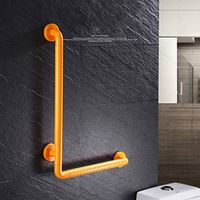 Shower Grab Bar with Anti-Slip Grip Tap, Angled L-Shaped Toilet Safety Rails for Bathtub Toilet Bathroom Handrail, Bathtub Grab Arm Bar Hand Grips for Disabled Elderly (Size : 4060cm)