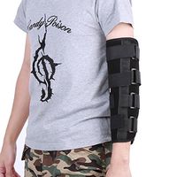 Elbow Support Breathable Winter Style Upper Limb Elbow Joint Correcting Brace Adjustable Arm Night Splint Support(S)