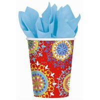 Amscan Del Sol Motifs 9oz Paper Cups (8ct)
