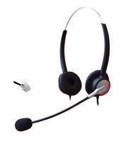 Comdio H403AC Corded RJ Headset with Flexible Noise Canceling Mic for Aastra Shoretel Nortel Cisco E20 Polycom 335 VVX400 Digium D40 D70 Starleaf Office Telephone IP Phones