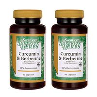 Swanson Curcumin & Berberine 60 Capsules (2 Pack)