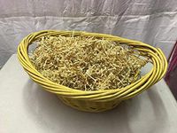 Fancy Blend Multicolored Paper/Foil Crinkle Cut Shred (French Vanilla Paper/Gold Foil, 8 Ounces (1/2 Pound))