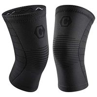 CAMBIVO 2 Pack Knee Brace, Knee Compression Sleeve Support for Men and Women, Running, Hiking, Arthritis, ACL, Meniscus Tear, Sports, Home Gym (Small, Mid Night)